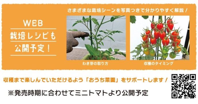 今日から野菜　野菜を育てる土WEB栽培レシピ