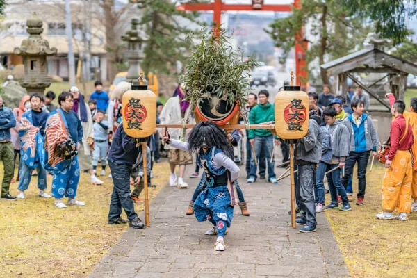 佐渡の伝統芸能「鬼太鼓」