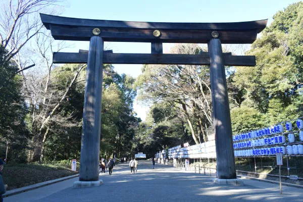 日本でも最大級の木製の鳥居