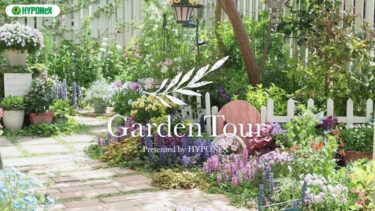 🕊Garden Tour🕊61：小さい頃に見た童話の世界観が詰め込まれた、毎年種まきをして咲かせるパステルカラーのお花が印象的なお庭