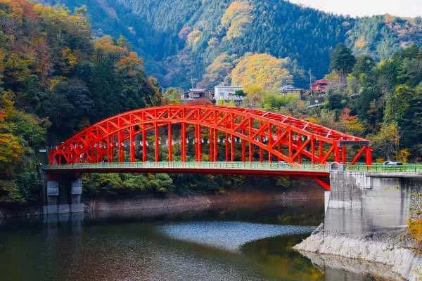 橋と紅葉