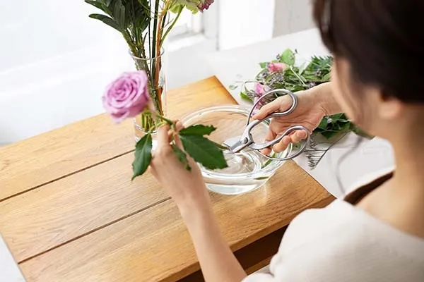 切り花を長持ちさせるには?おすすめの方法や水揚げ、お手入れのコツ