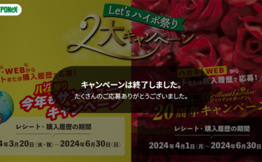 Let’sハイポ祭り2大キャンペーン