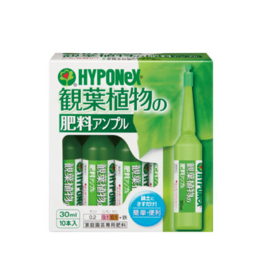 観葉植物の肥料アンプル