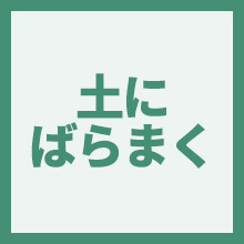 土にばらまくのイメージアイコン