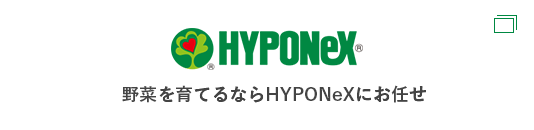 野菜を育てるならHyponexにお任せ HYPONeXサイトへ